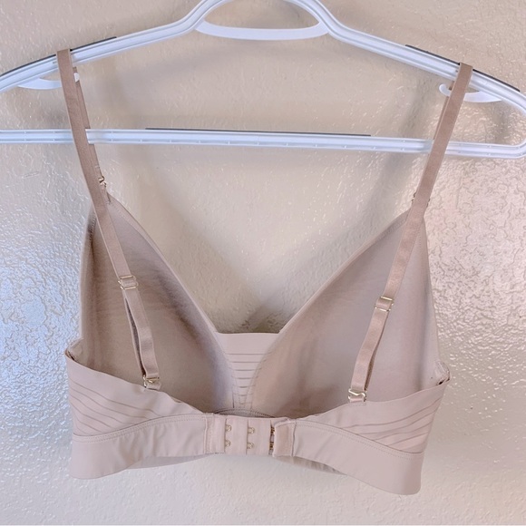 ThirdLove Nude 24/7 Seamless Stripe Wireless Bra Size 32D 1/2 - Picture 5 of 8